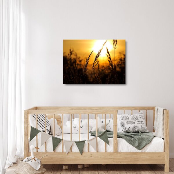 Staklena slika zalazećeg sunca (70x50 cm)