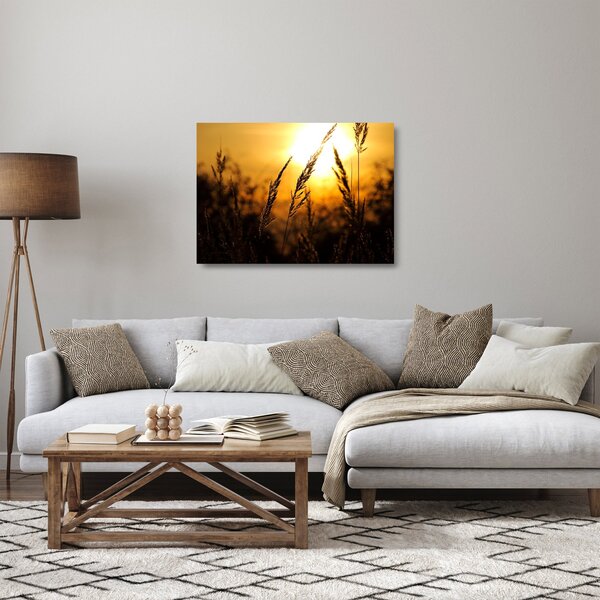 Staklena slika zalazećeg sunca (70x50 cm)