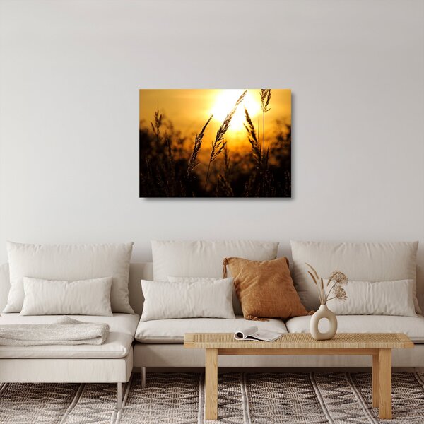 Staklena slika zalazećeg sunca (70x50 cm)