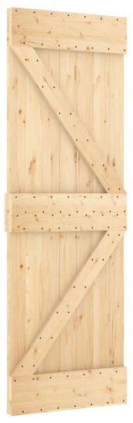 Klizna vrata NARVIK Prirodna i crna 70 x 210 cm (213 5 cm) - 70 x 210 cm (213 5 cm) Trokutasti