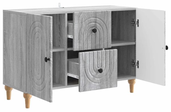 TV ormar Siva sonoma 89 x 34 5 x 60 cm Konstruirano drvo - Siva sonoma
