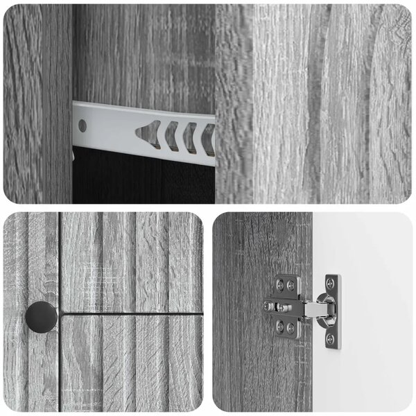 TV ormar Siva sonoma 89 x 34 5 x 60 cm Konstruirano drvo - Siva sonoma