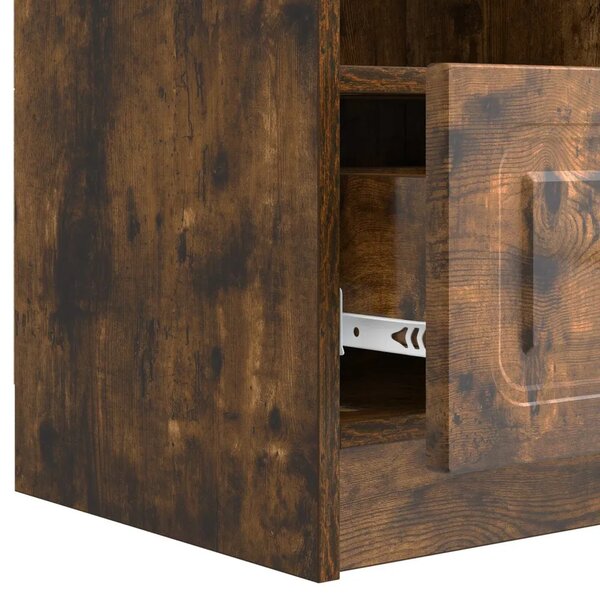 TV ormar Dimljeni hrast 102 x 34 5 x 47 cm Konstruirano drvo - Dimljeni hrast