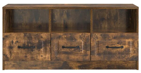TV ormar Dimljeni hrast 102 x 34 5 x 47 cm Konstruirano drvo - Dimljeni hrast