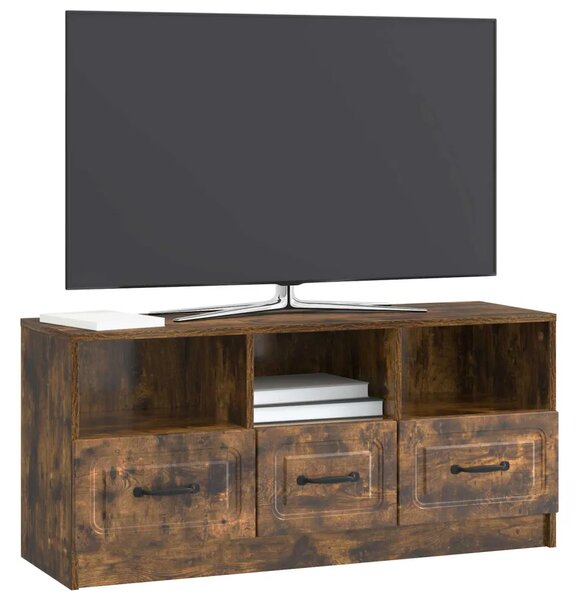 TV ormar Dimljeni hrast 102 x 34 5 x 47 cm Konstruirano drvo - Dimljeni hrast
