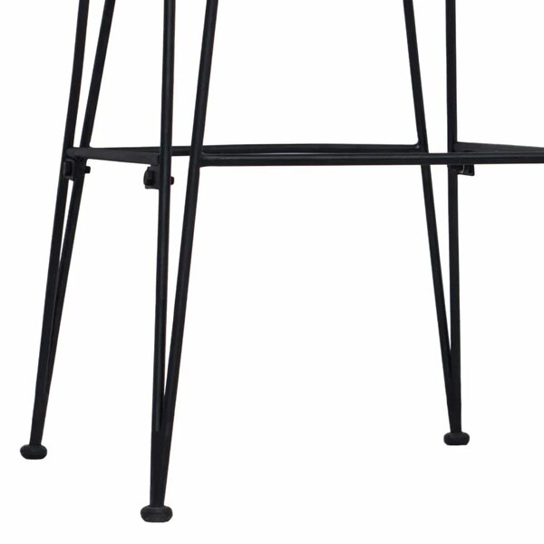 Barska stolica 2 kom. Prirodna 44 x 55 x 109 cm Ratan i Čelik - Prirodna