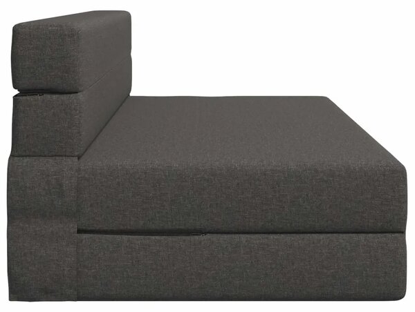 Sofa na razvlačenje Tamnosiva 152 x 86 5 x 60 cm Tkanina - Tamnosiva 203 x 152 x 15 cm Tkanina