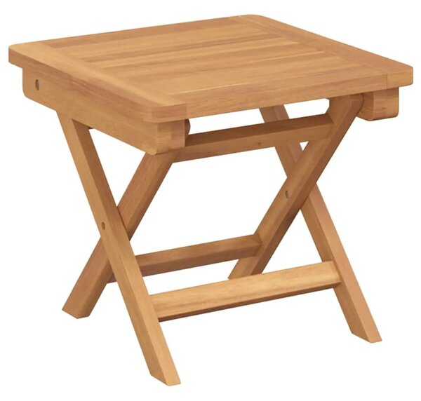 Ležaljka 2 kom. Čvrsto teak drvo Smeđa - 1x sunčalište + stol 185 5 x 55 x 58 5 cm