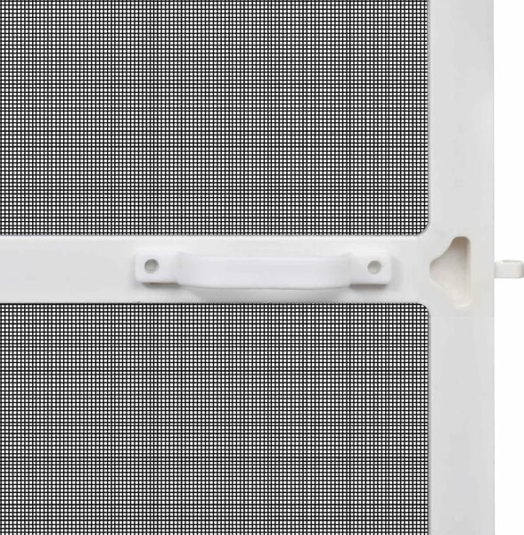 Zaslon za insekte s čepom Bijela i crna 100 x 215 cm - Bijeli 100 x 215 cm