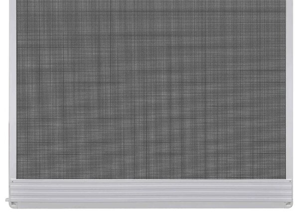 Zaslon za insekte s čepom Bijela i crna 100 x 215 cm - Bijeli 100 x 215 cm