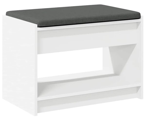 Klupa za hodnik Bijeli 63 x 38 x 45 cm - Bijeli 63 cm