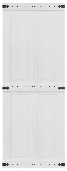 Vrata staje CORONA 80 x 210 cm Masivna borovina Bijela - 80 x 210 cm Bijela