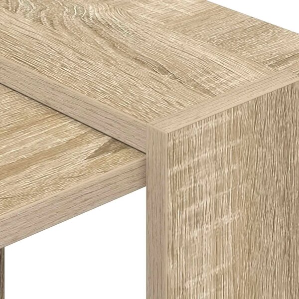Polica 2 razina 52 x 25 x 71 5 cm Konstruirano drvo - Hrast sonoma