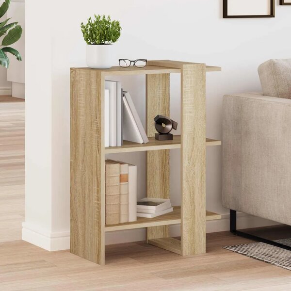 Polica 2 razina 52 x 25 x 71 5 cm Konstruirano drvo - Hrast sonoma