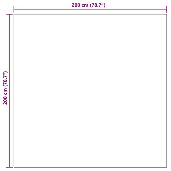 Tepih za unutarnju i vanjsku uporabu AGIRA Prirodna Poliester - 200 x 200 cm Uzorak petlje