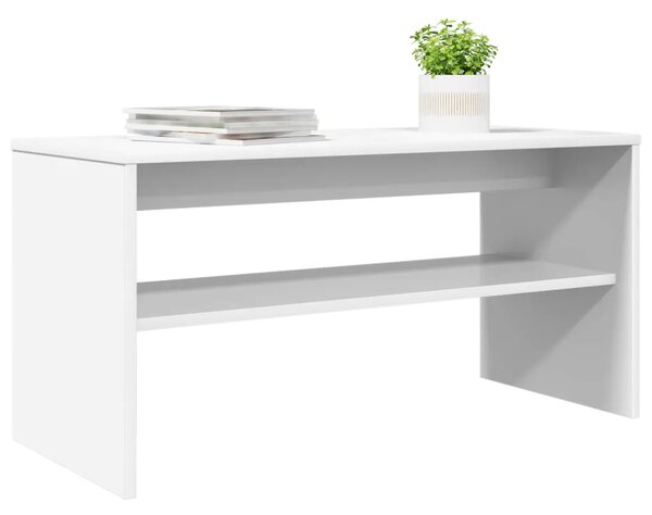 TV ormar 80 x 35 x 40 cm Bijelo Konstruirano drvo - Bijelo 80 x 35 x 40 cm