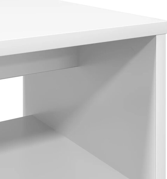 TV ormar 80 x 35 x 40 cm Bijelo Konstruirano drvo - Bijelo 80 x 35 x 40 cm