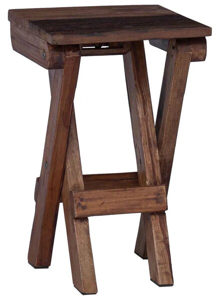 Stolica Prirodna 30 x 30 x 48 cm Čvrsto drvo iz reciklaže