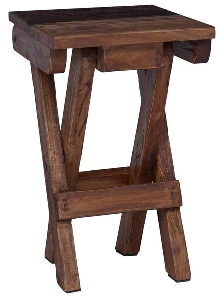 Stolica Prirodna 30 x 30 x 48 cm Čvrsto drvo iz reciklaže