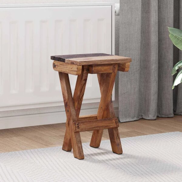 Stolica Prirodna 30 x 30 x 48 cm Čvrsto drvo iz reciklaže