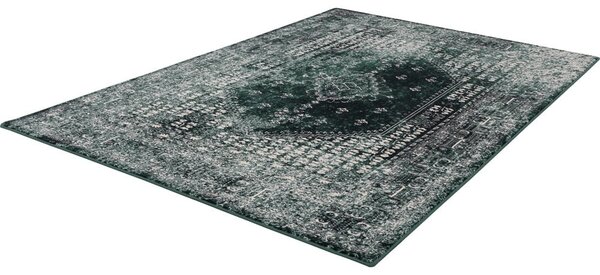 Petrolej zeleni vuneni tepih 133x180 cm Eve – Agnella