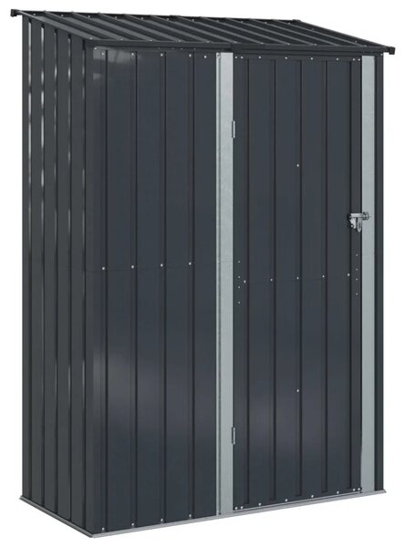 Vrtne šupe Antracit 140 5 x 74 x 200 cm Metal - Antracit 140 x 71 x 200 cm