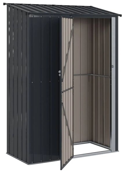 Vrtne šupe Antracit 140 5 x 74 x 200 cm Metal - Antracit 140 x 71 x 200 cm