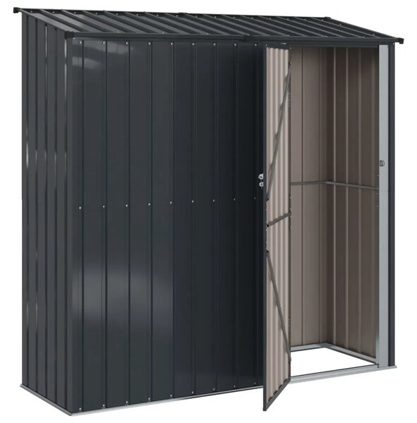 Vrtne šupe Antracit 203 5 x 73 x 200 cm Metal - Antracit 203 x 71 x 200 cm