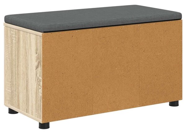Klupa za hodnik s jastukom Sonoma hrast 80 x 38 x 46 cm - sonoma hrast 80 cm