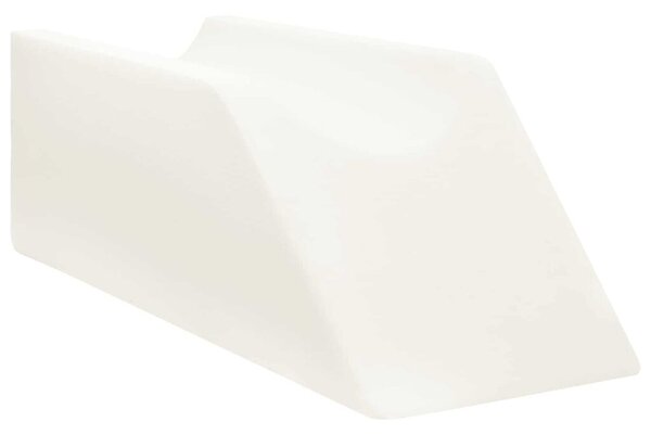 Jastučić za noge 68 x 25 x 21 5 cm Čvrst PU pjena Siva - Siva