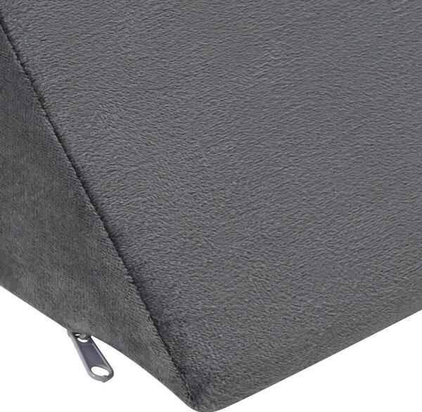 Jastučić za noge 68 x 25 x 21 5 cm Čvrst PU pjena Siva - Siva