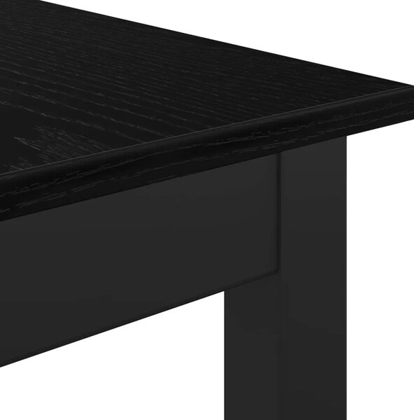 Stol za stajanje Konstruirano drvo Pravokutni - Crni hrast 110 x 55 x 105 cm