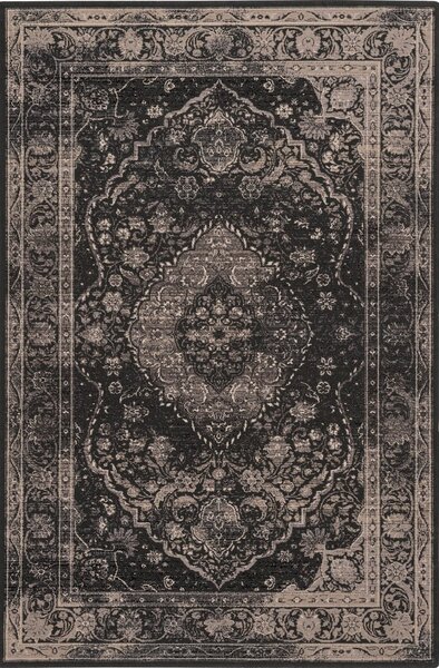 Tamno sivi vuneni tepih 200x300 cm Zana – Agnella
