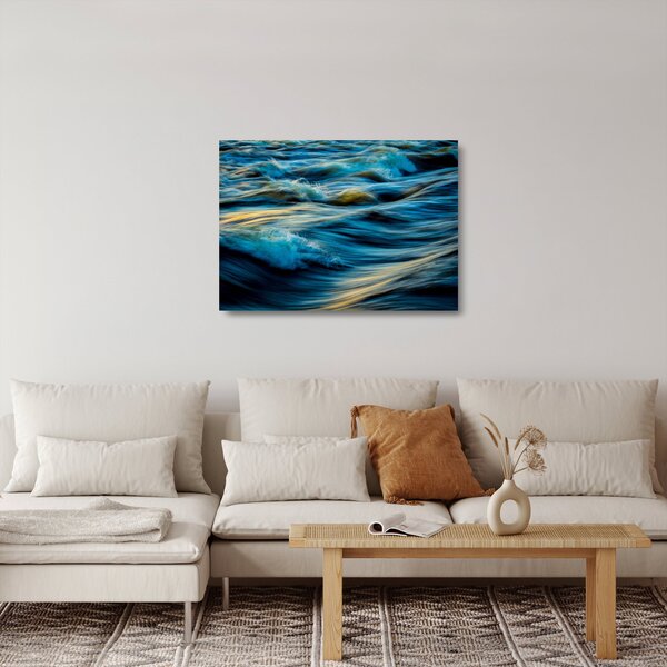 Staklena slika - Valovi (70x50 cm)