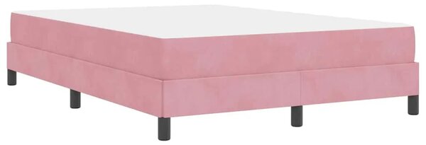 Box spring krevet Ružičasta 160 x 220 cm tkanina - Ružičasta 160 x 220 cm