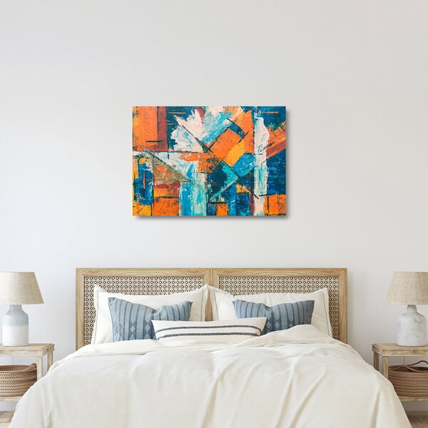 Staklena slika - Apstrakcija (70x50 cm)