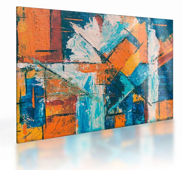 Staklena slika - Apstrakcija (70x50 cm)