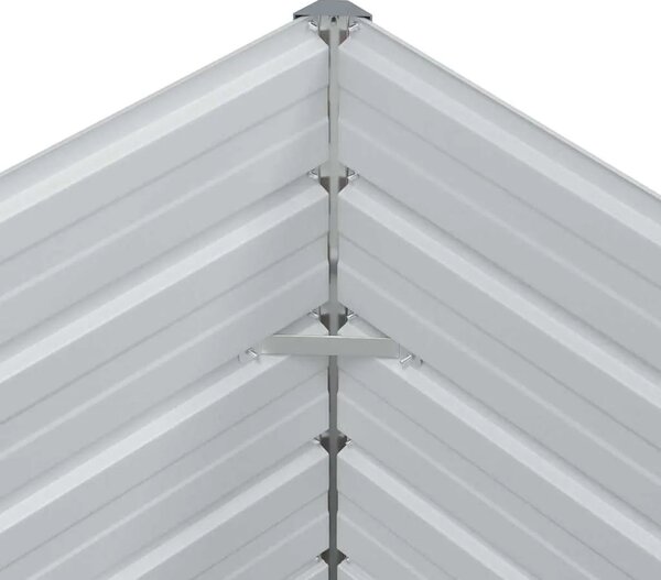 Povišena gredica - Vrtna gredica Svijetlosmeđa 400 x 80 x 77 cm - 400 x 80 x 77 cm