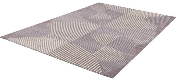 Sivi vuneni tepih 100x180 cm Shades – Agnella