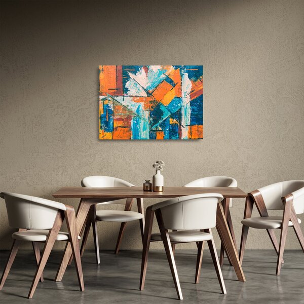 Staklena slika - Apstrakcija (70x50 cm)