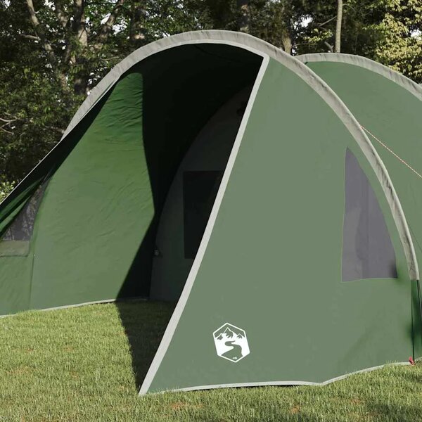 Tunelski šator za 4 osobe 4-osobni Zelena i bijela - Zelena 775 x 350 x 210 cm