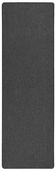 Tepih trkač Tamno siva 100 x 250 cm 100% Polipropilen - Tamno siva 100 x 250 cm