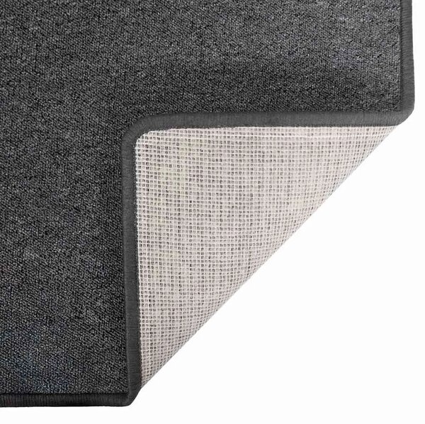 Tepih trkač Tamno siva 100 x 250 cm 100% Polipropilen - Tamno siva 100 x 250 cm