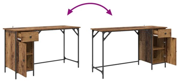 Stol za računalo Staro drvo 131 x 48 x 75 cm Konstruirano drvo - Staro drvo