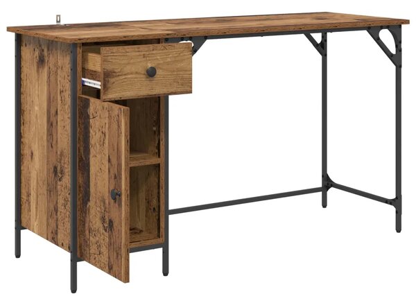 Stol za računalo Staro drvo 131 x 48 x 75 cm Konstruirano drvo - Staro drvo