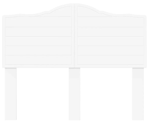 Uzglavlje Bijelo Konstruirano drvo - Bijelo 135 cm