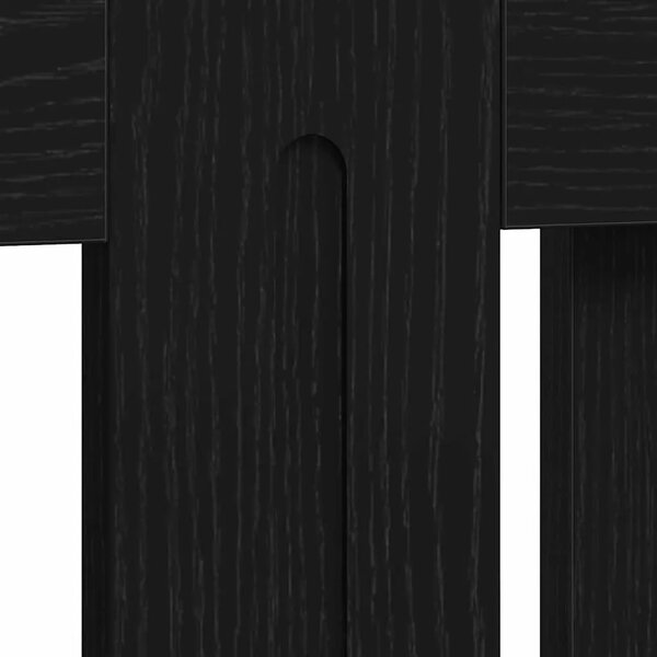Pokrivač radijatora Crni hrast 152 x 19 x 81 5 cm - Crni hrast 152 x 19 x 81 5 cm 1