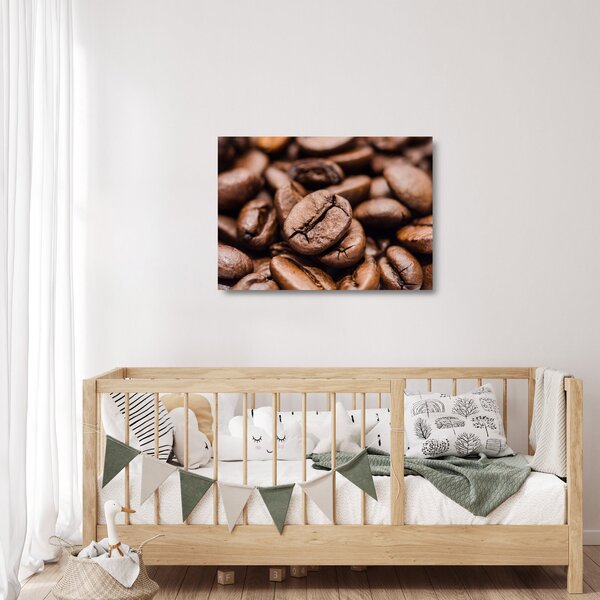 Staklena slika zrna kave (70x50 cm)