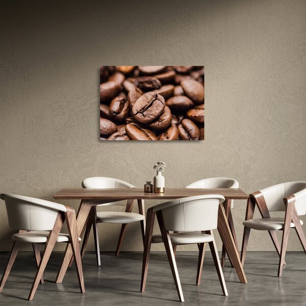 Staklena slika zrna kave (70x50 cm)