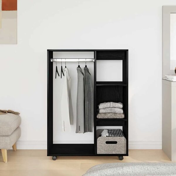 Ormar crni hrast 80x40x110 cm Inženirsko drvo - Crni hrast 1 1 Crni hrast